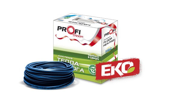 Двожильний нагрівальний кабель PROFI THERM (Eko) -2 16,5
